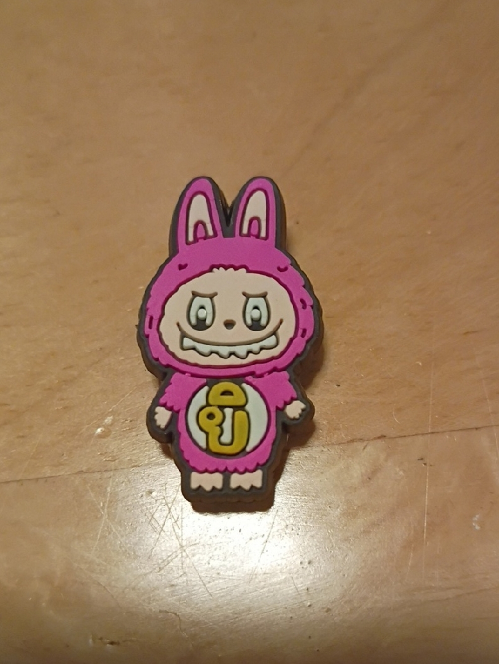 10 for $10 Jibbitz Croc Charms - Labubu Pink Monster w/ Yellow Design 2 - New